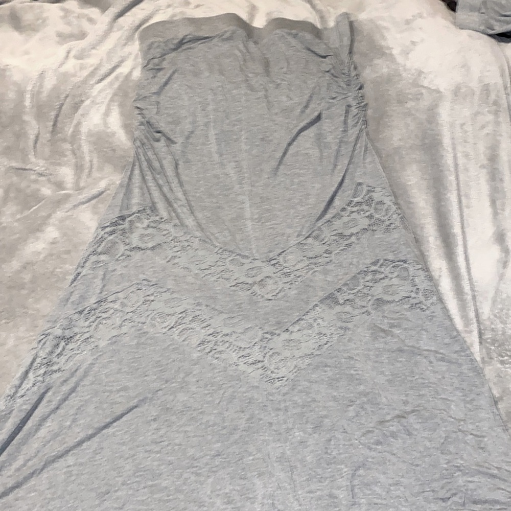 Skirt with lace cut outs front and back are the same